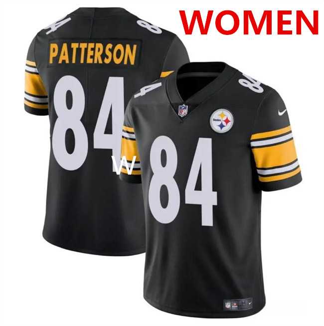 Women's Pittsburgh Steelers #84 Cordarrelle Patterson Black Vapor Stitched Jersey Dzhi,We sell and wholesale Women's Pittsburgh Steelers #84 Cordarrelle Patterson Black Vapor Stitched Jersey Dzhi on line form chian!